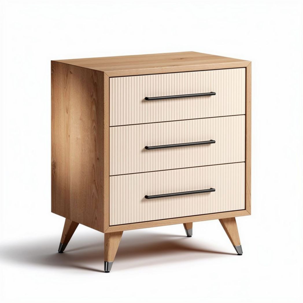 Commode en bois avec tiroirs en PVC de dimensions 45 x 40 x 60cm