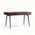 Bureau en bois noir avec tiroirs dimensions 120 x 60 x 75cm